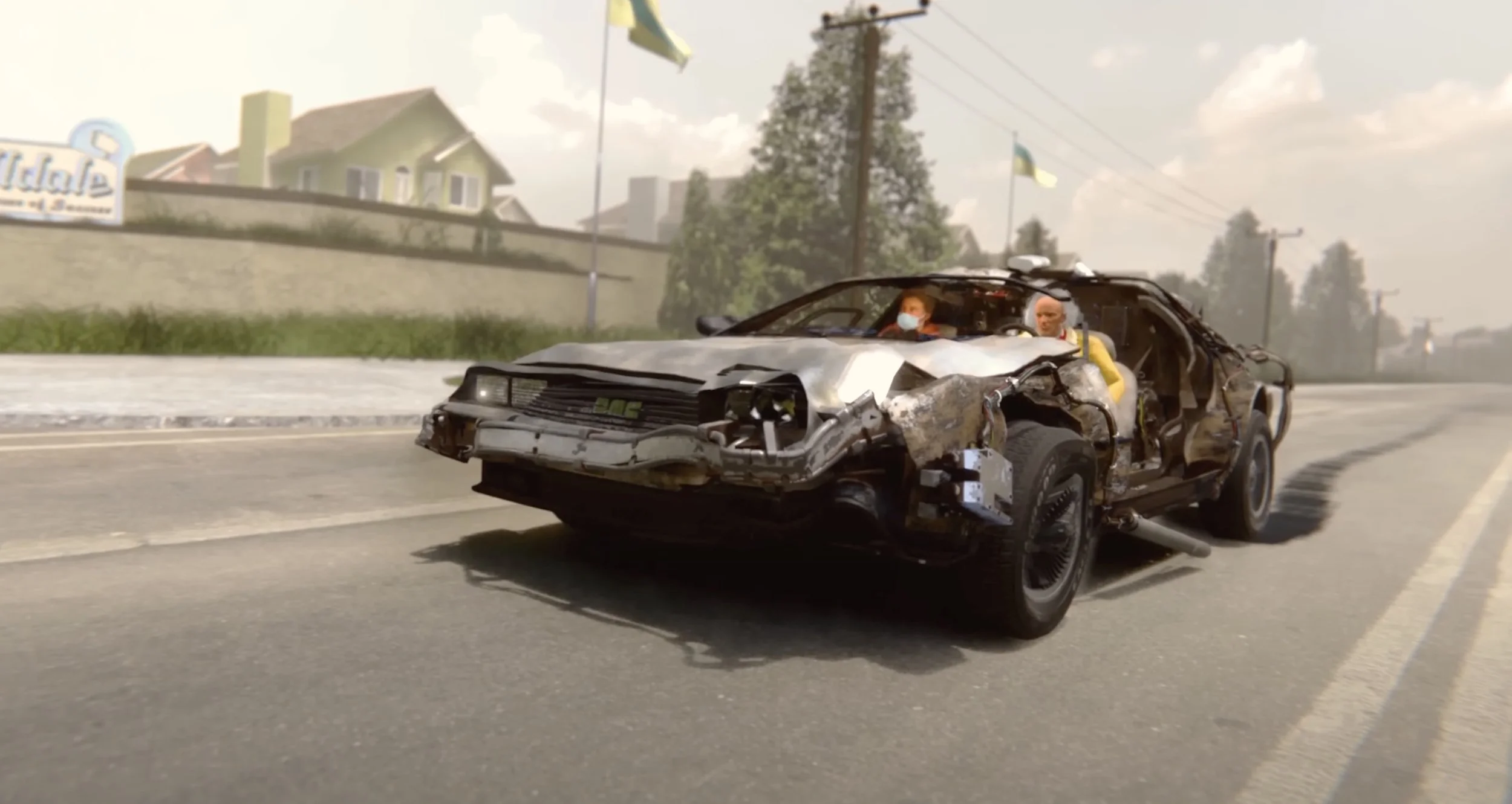 Back to the future gets a totally unbridled animated short